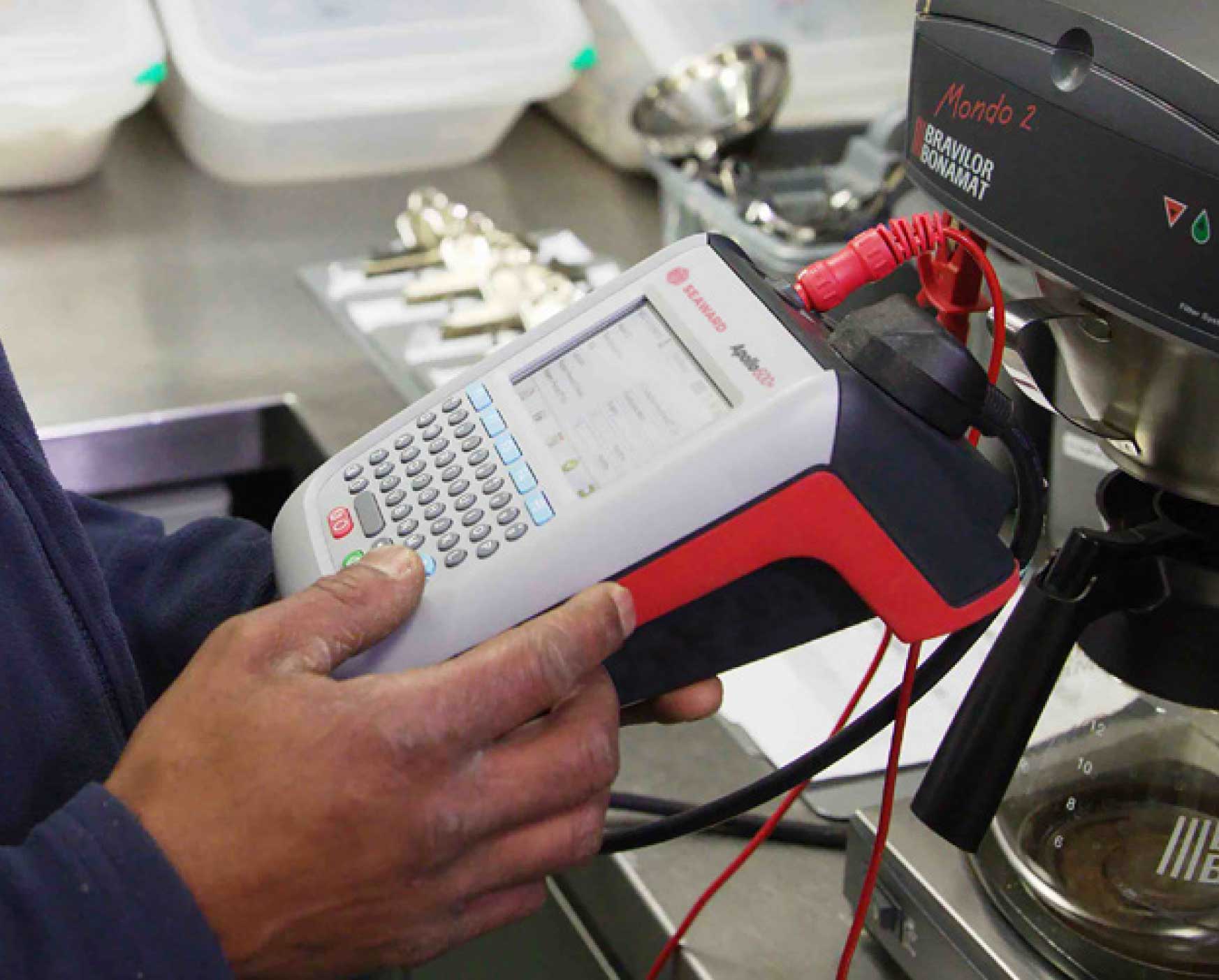 PAT Test Coffee Shop Machine